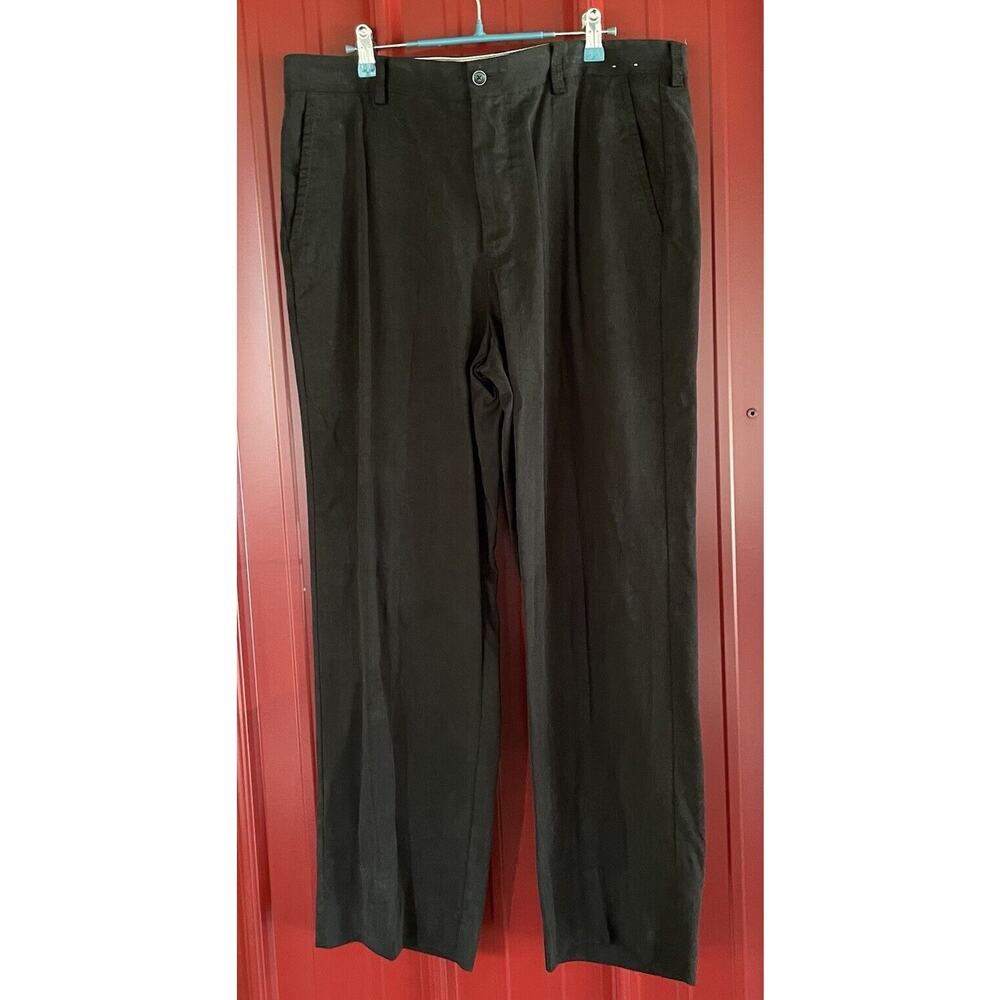 Tommy Bahama Pants Tencel Wool Blend Flat Front Dress Mens 38x31